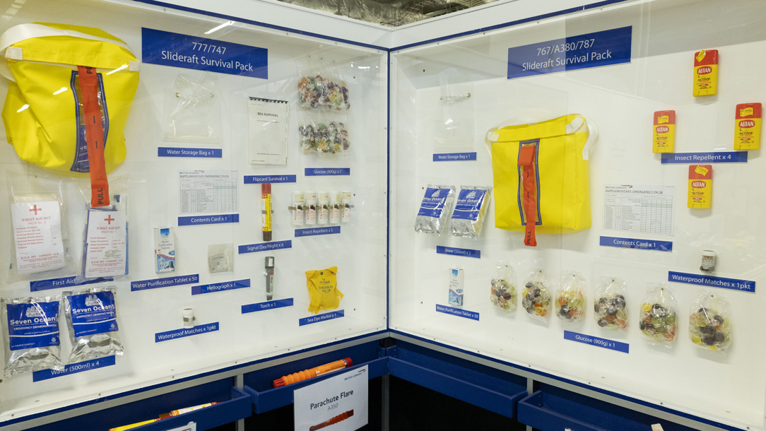 Equipment at the British Airways Global Learning Academy.