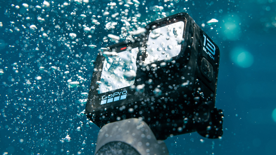 The Gopro HERO13 underwater.