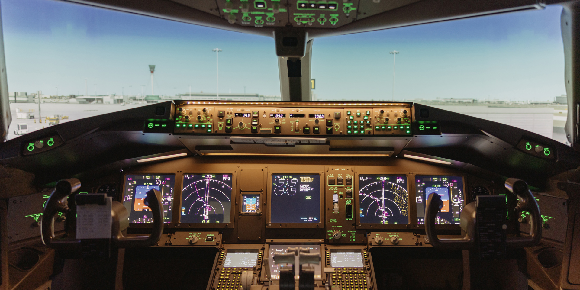 Gary McCombie 777 simulator.