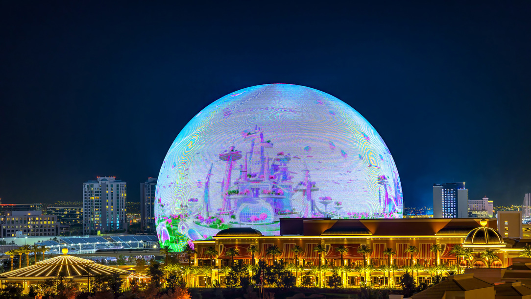 The Sphere attraction in Las Vegas.