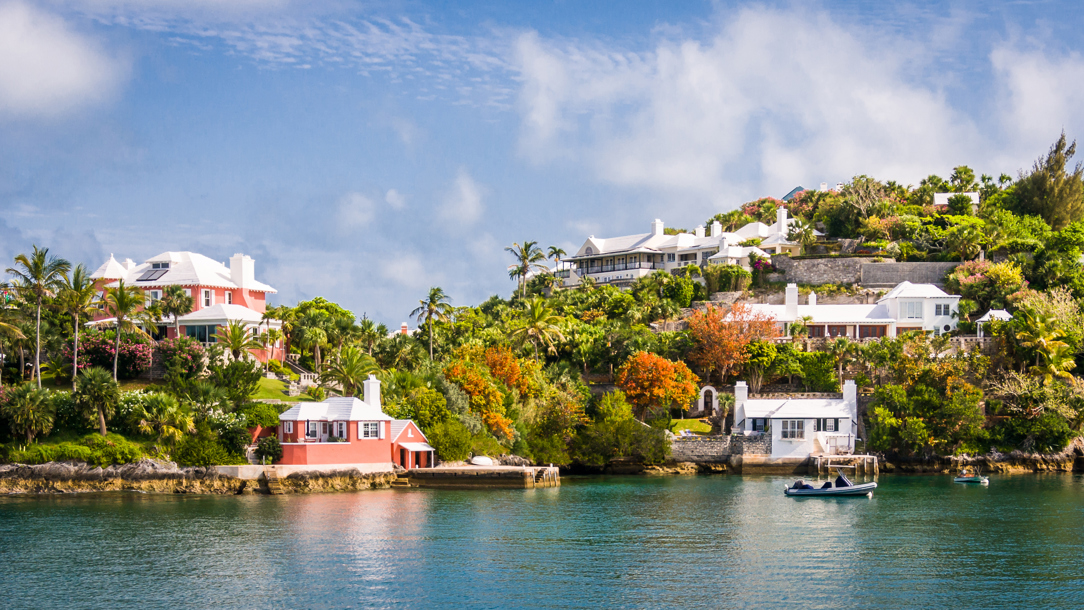 Home next to the water in Hamilton Bermuda.